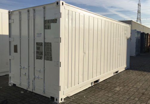 20 feet reefer white shipping container