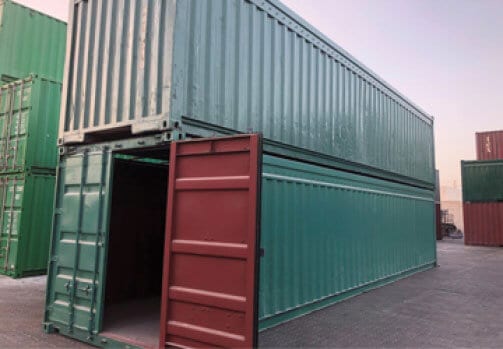 40 feet open top container